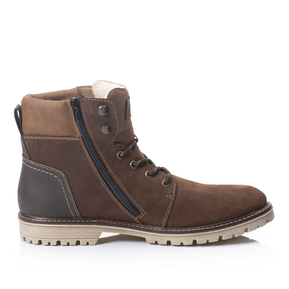 detail Pánská kotníková obuv RIEKER F3613-22 hnědá W4
