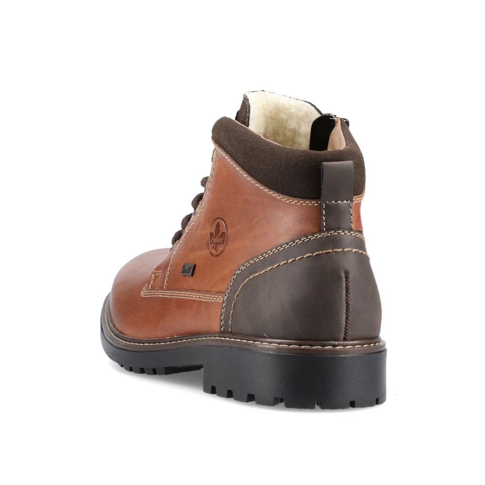detail Pánská kotníková obuv RIEKER F4610-24 hnědá W2