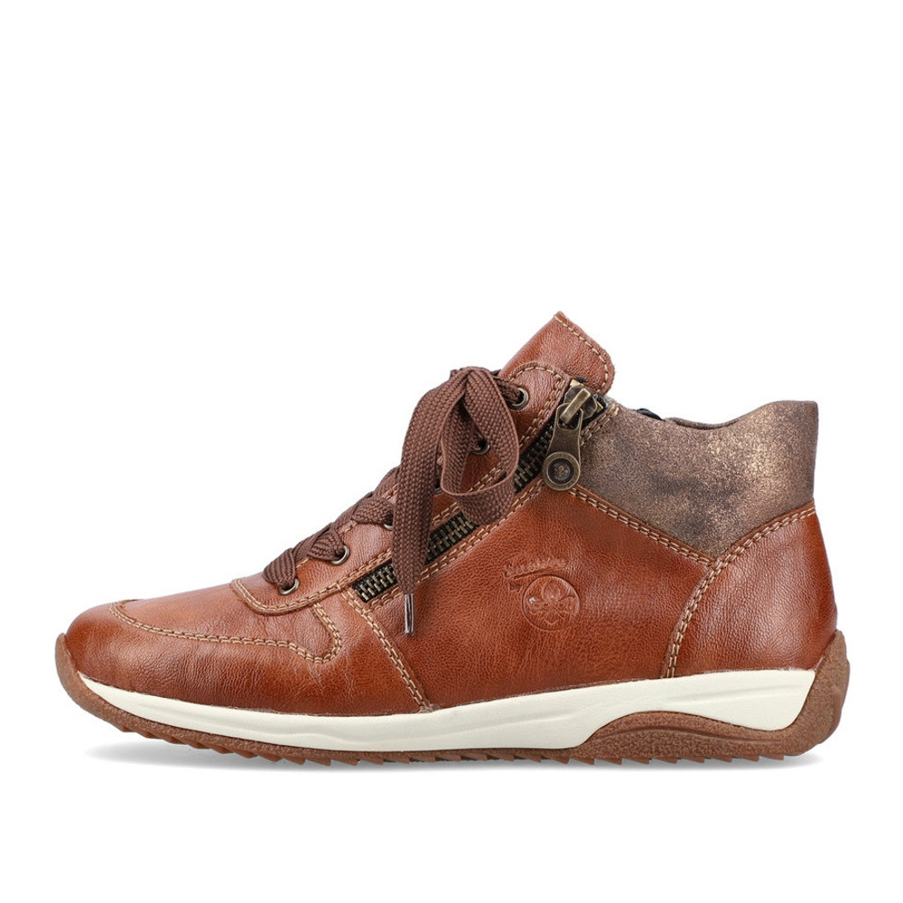 detail Dámská kotníková obuv RIEKER L5240-22 hnědá W1