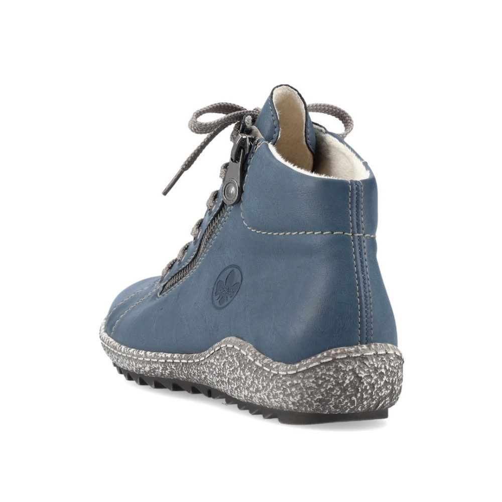 detail Dámská kotníková obuv RIEKER L7520-14 modrá W1