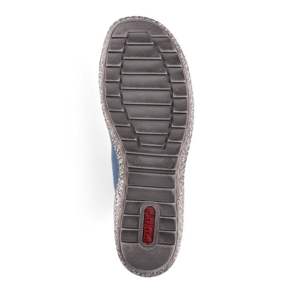 detail Dámská kotníková obuv RIEKER L7520-14 modrá W1