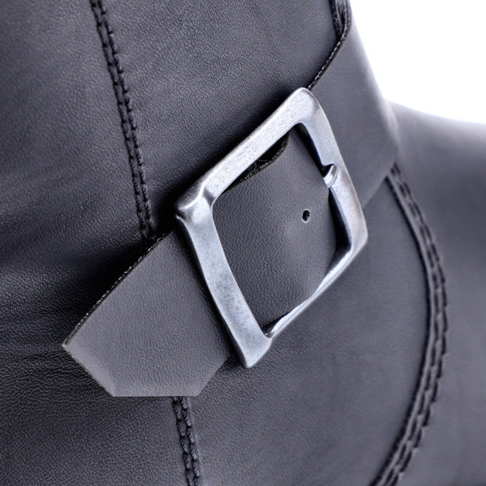 detail Dámska členková obuv RIEKER Y2459-00 čierna W2