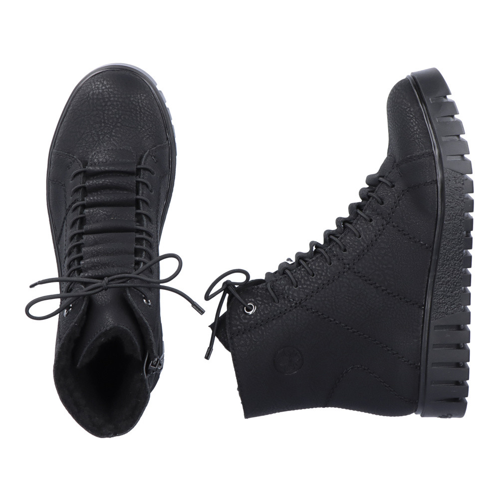 detail Dámská kotníková obuv RIEKER Y3420-00 černá W5