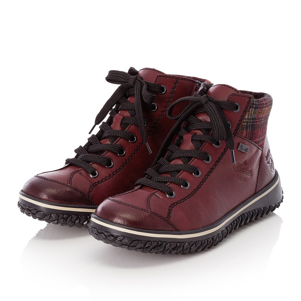 detail Dámská kotníková obuv RIEKER Z4243-36 červená W3