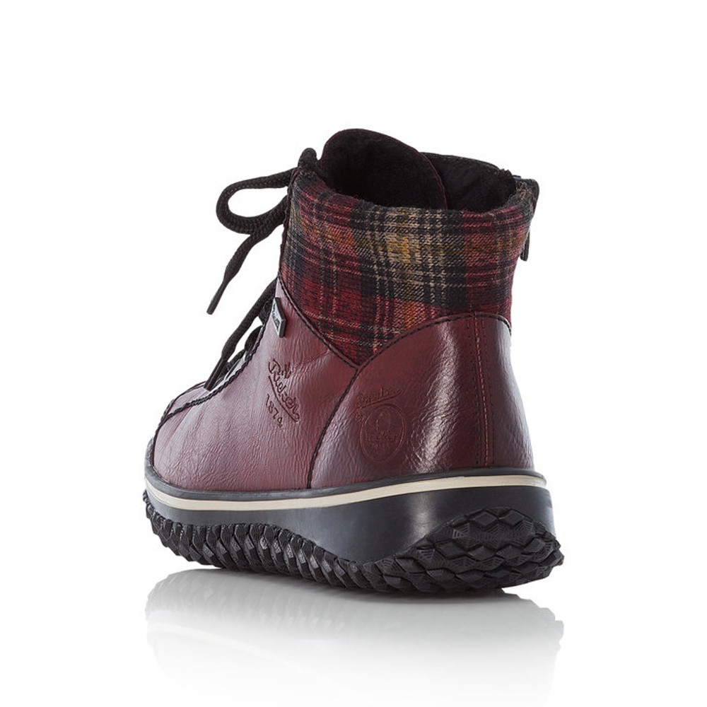 detail Dámská kotníková obuv RIEKER Z4243-36 červená W3