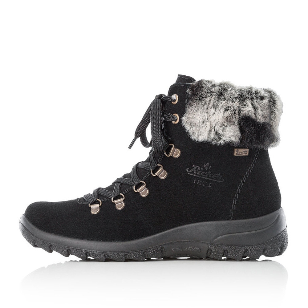 detail Dámská kotníková obuv RIEKER Z7130-00 černá W2