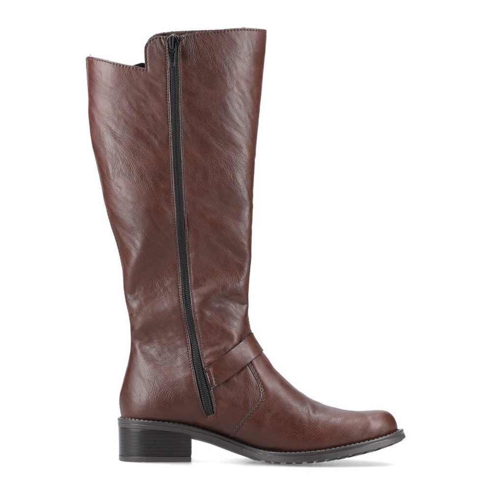 detail Dámské kozačky RIEKER RIE-10302087-W1 hnědá