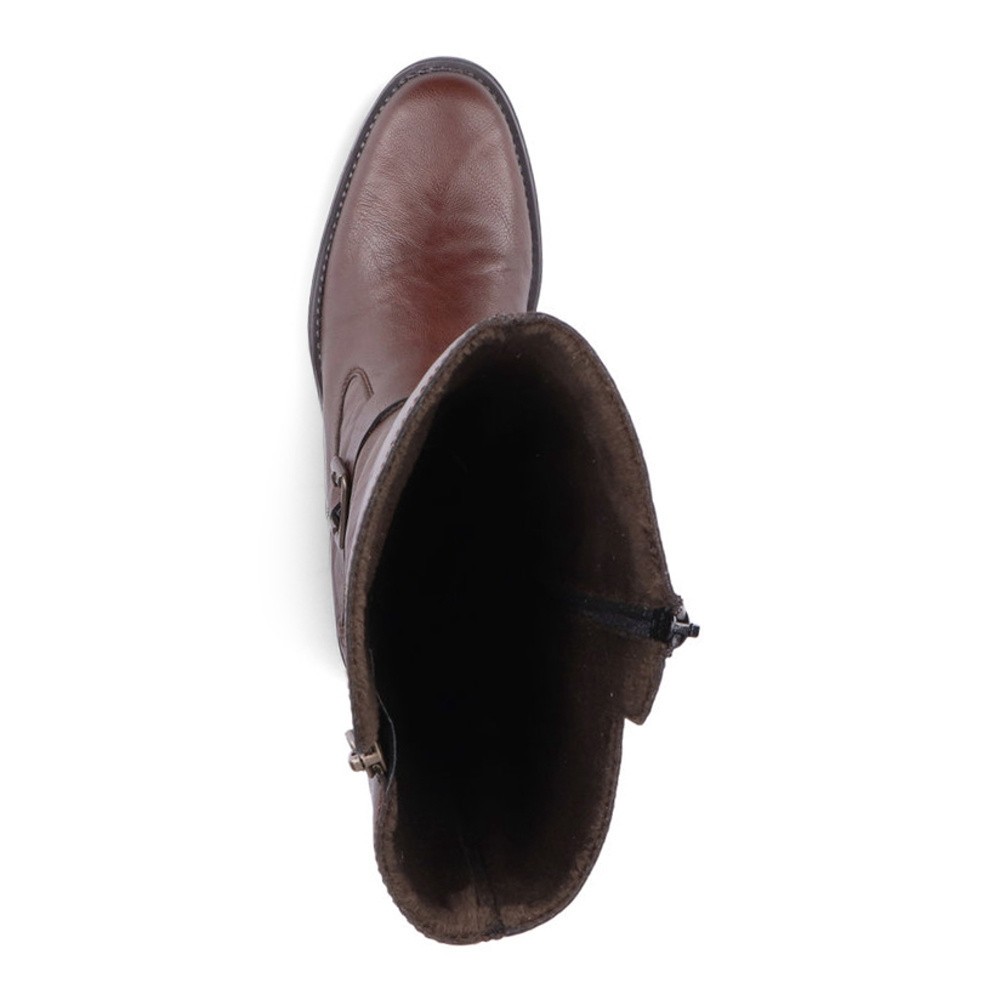 detail Dámské kozačky RIEKER RIE-10302087-W1 hnědá