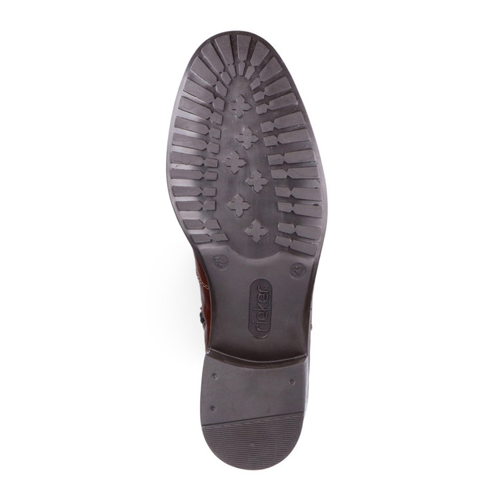 detail Dámské kozačky RIEKER RIE-10302087-W1 hnědá