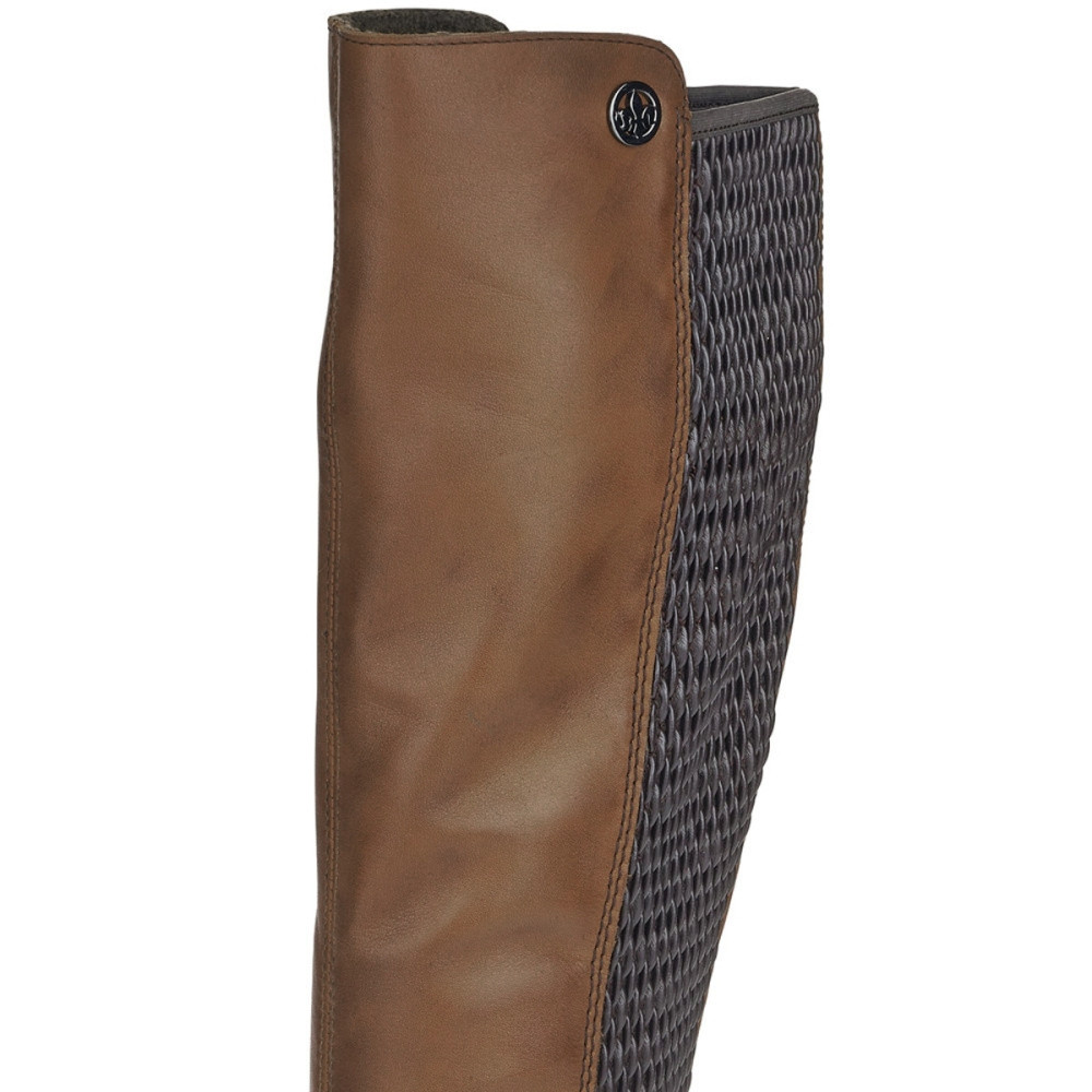 detail Dámské kozačky RIEKER Z9591-22 hnědá W3