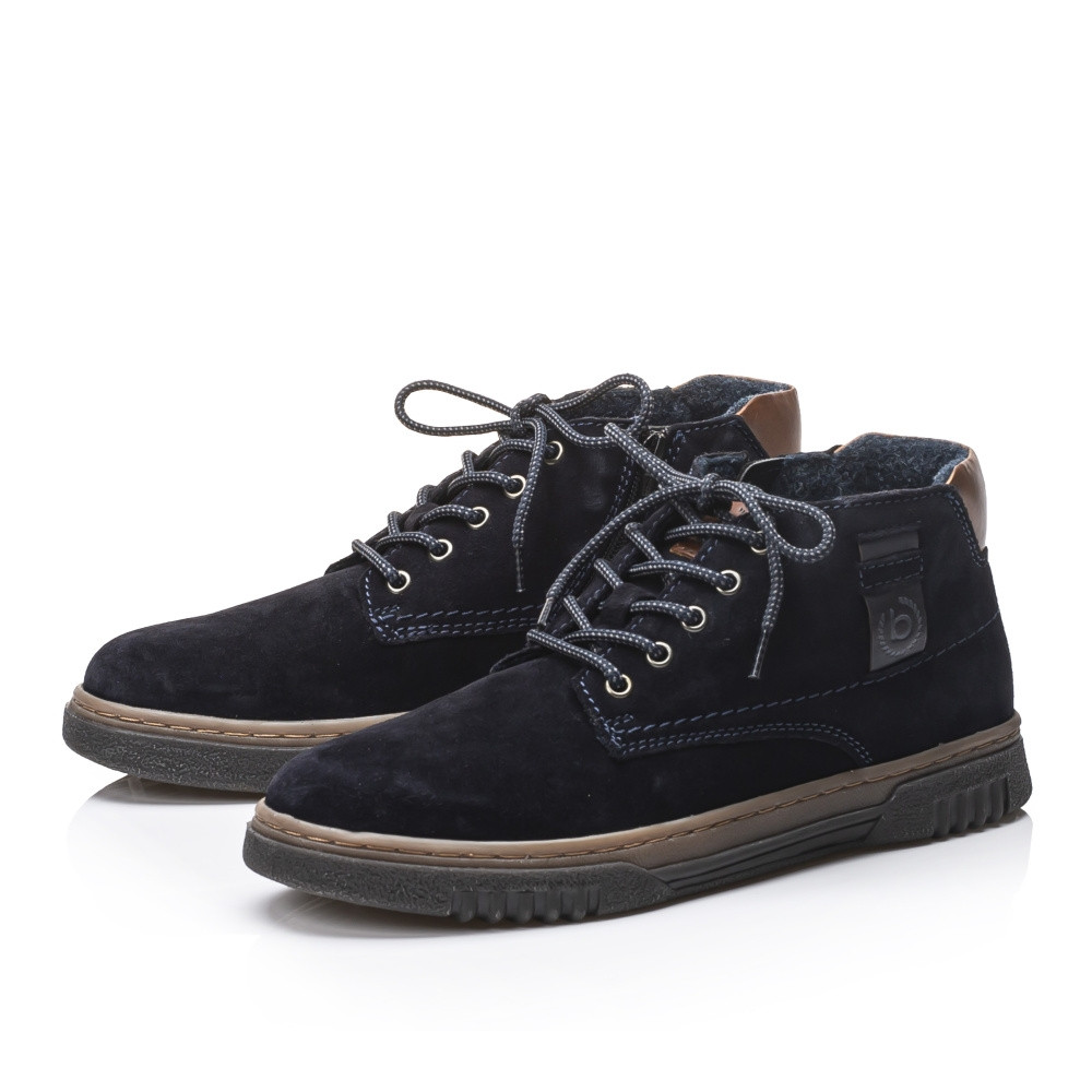 detail Pánská kotníková obuv BUGATTI A5Z30-4100 modrá W3