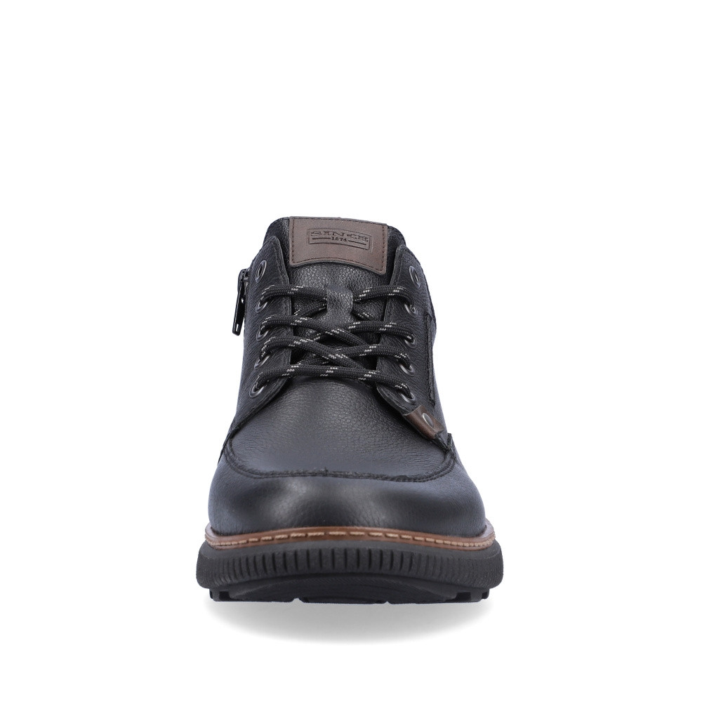 detail Pánská kotníková obuv RIEKER B3305-00 černá W2