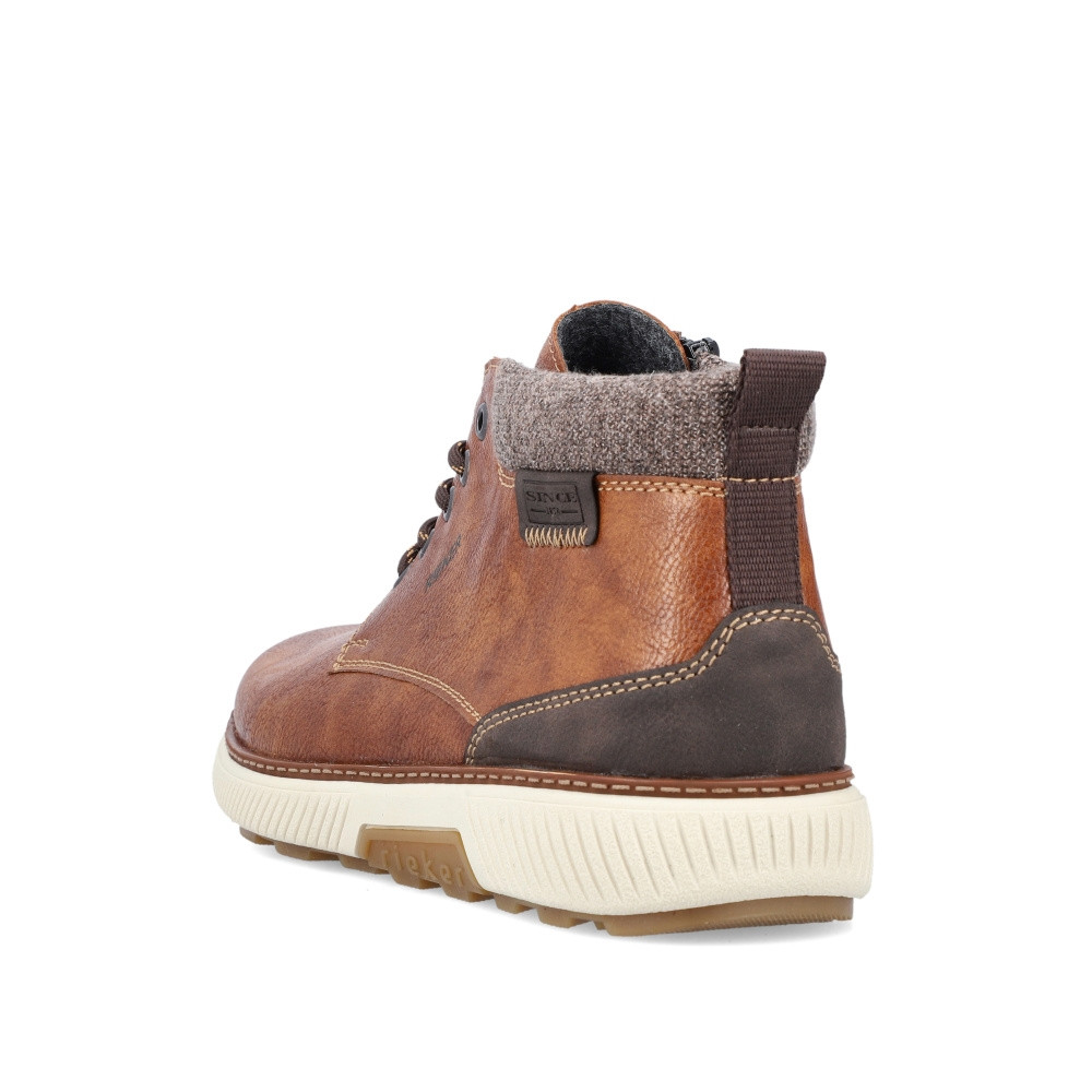 detail Pánská kotníková obuv RIEKER B3330-25 hnědá W3