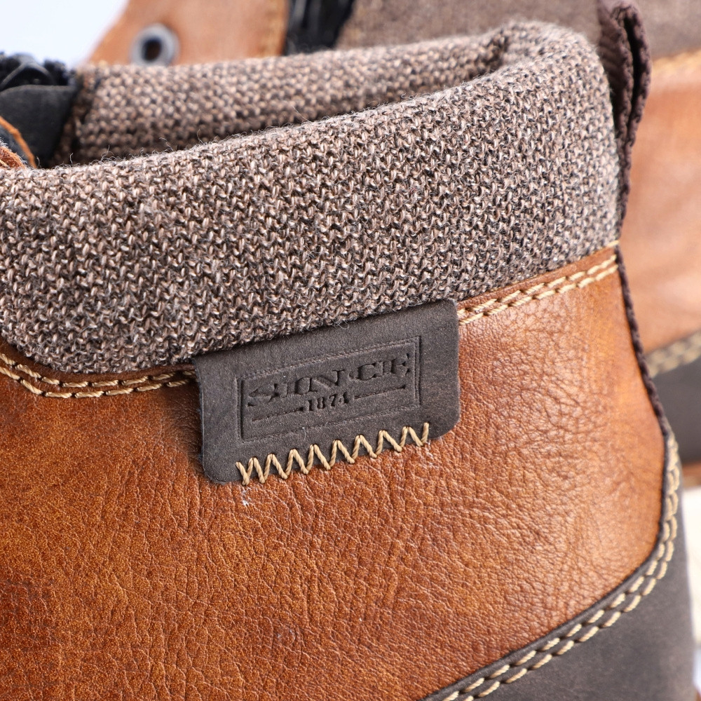 detail Pánská kotníková obuv RIEKER B3330-25 hnědá W3