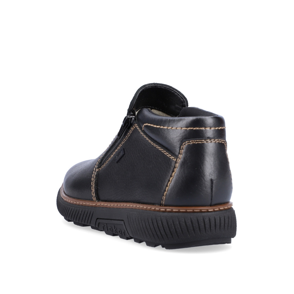 detail Pánská kotníková obuv RIEKER B3350-00 černá W3