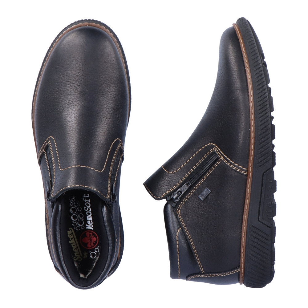 detail Pánská kotníková obuv RIEKER B3350-00 černá W3