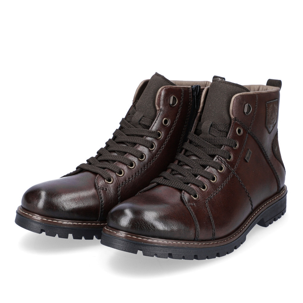 detail Pánská kotníková obuv RIEKER F3602-25 hnědá W2