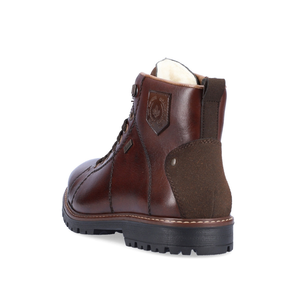 detail Pánská kotníková obuv RIEKER F3602-25 hnědá W2