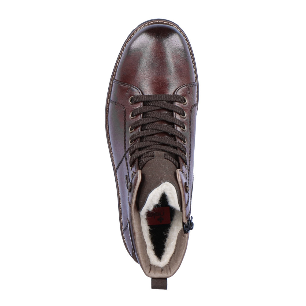 detail Pánská kotníková obuv RIEKER F3602-25 hnědá W2