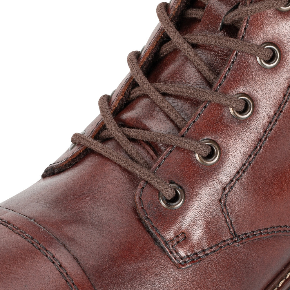 detail Pánská kotníková obuv RIEKER F3604-25 hnědá W3