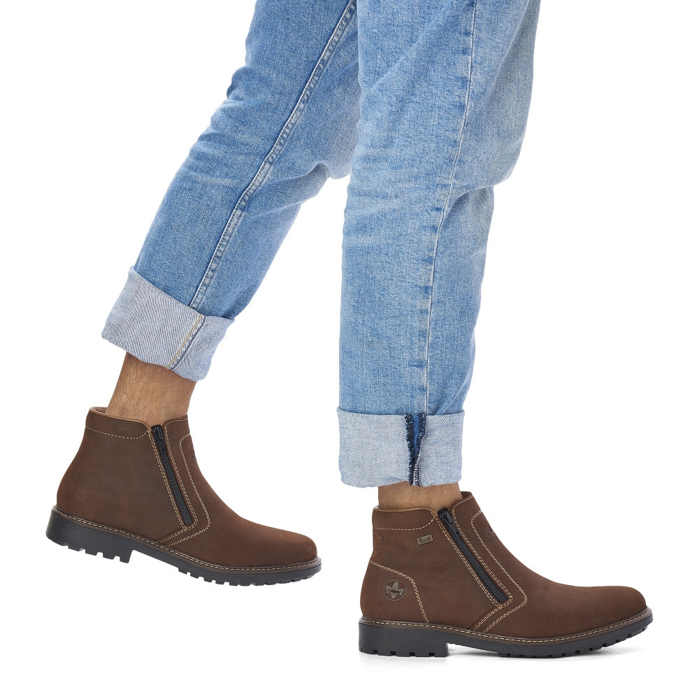 detail Pánská obuv RIEKER RIE-10302194-W2 hnědá