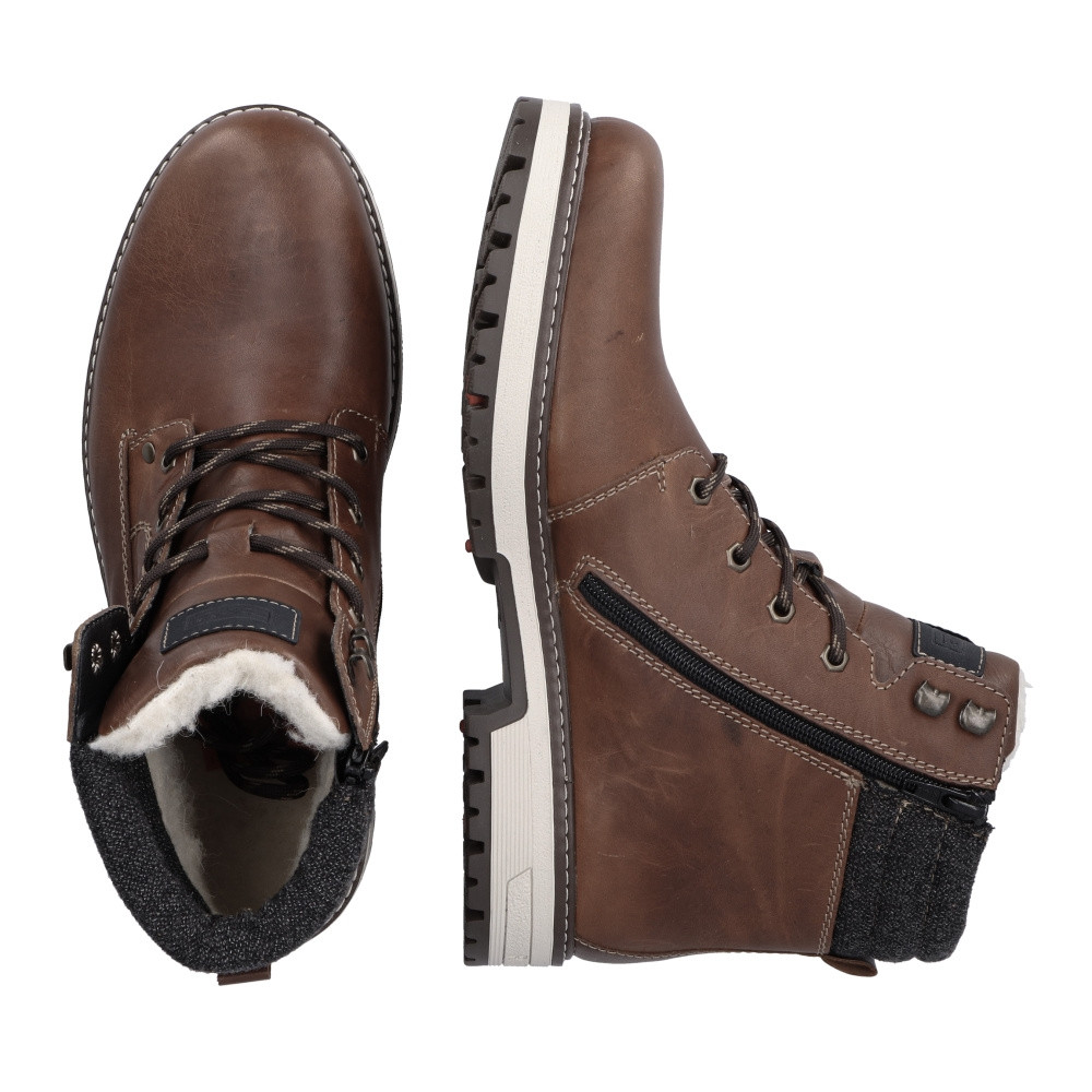 detail Pánská obuv RIEKER RIE-10302197-W2 hnědá