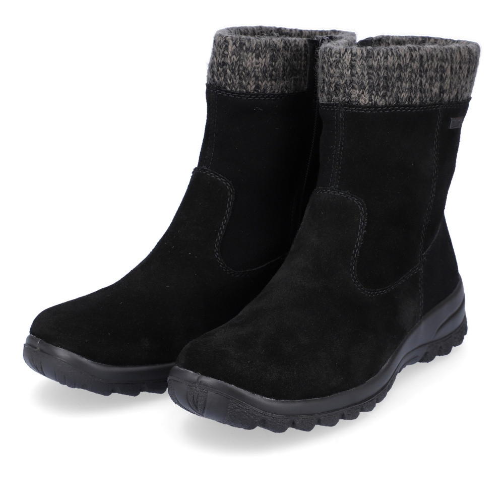 detail Dámská kotníková obuv RIEKER L7165-00 černá W4