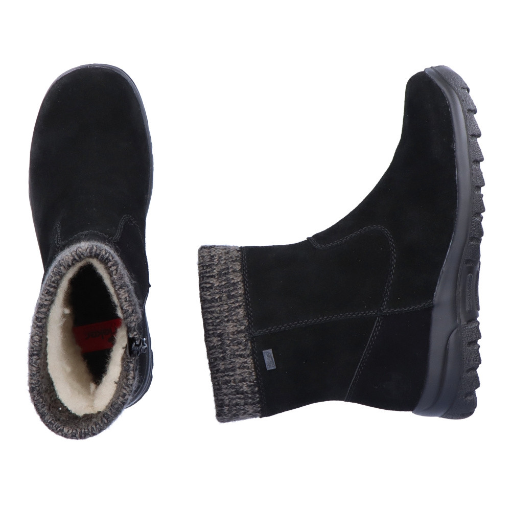 detail Dámská kotníková obuv RIEKER L7165-00 černá W4