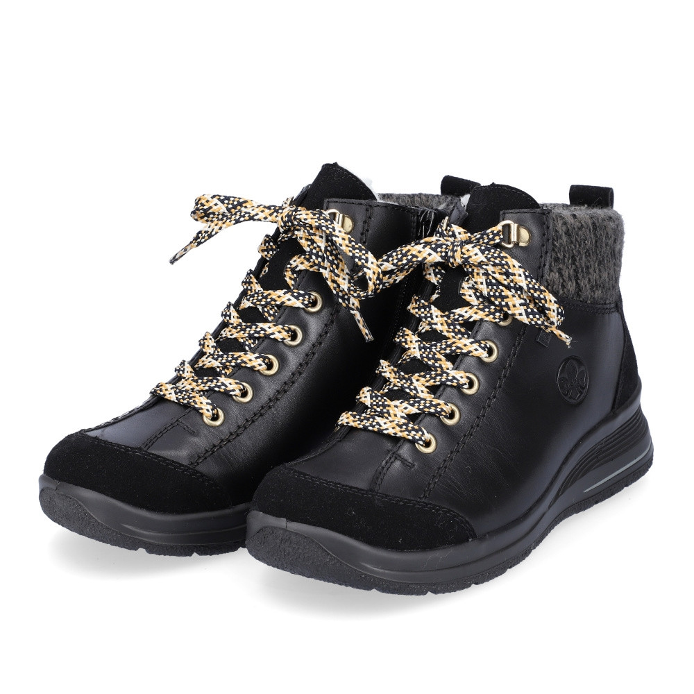 detail Dámská kotníková obuv RIEKER L7700-00 černá W2