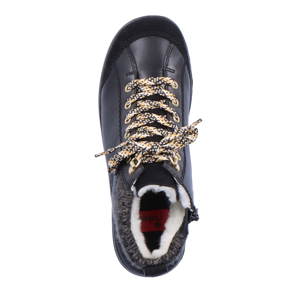 detail Dámská kotníková obuv RIEKER L7700-00 černá W2