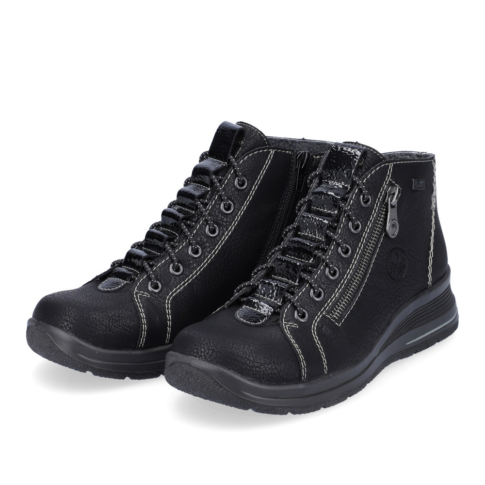detail Dámská kotníková obuv RIEKER L7751-00 černá W4