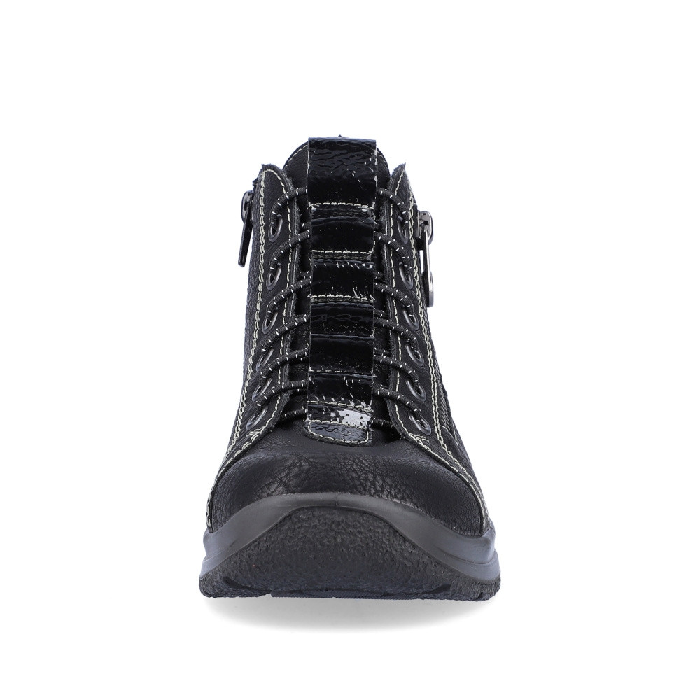 detail Dámská kotníková obuv RIEKER L7751-00 černá W4