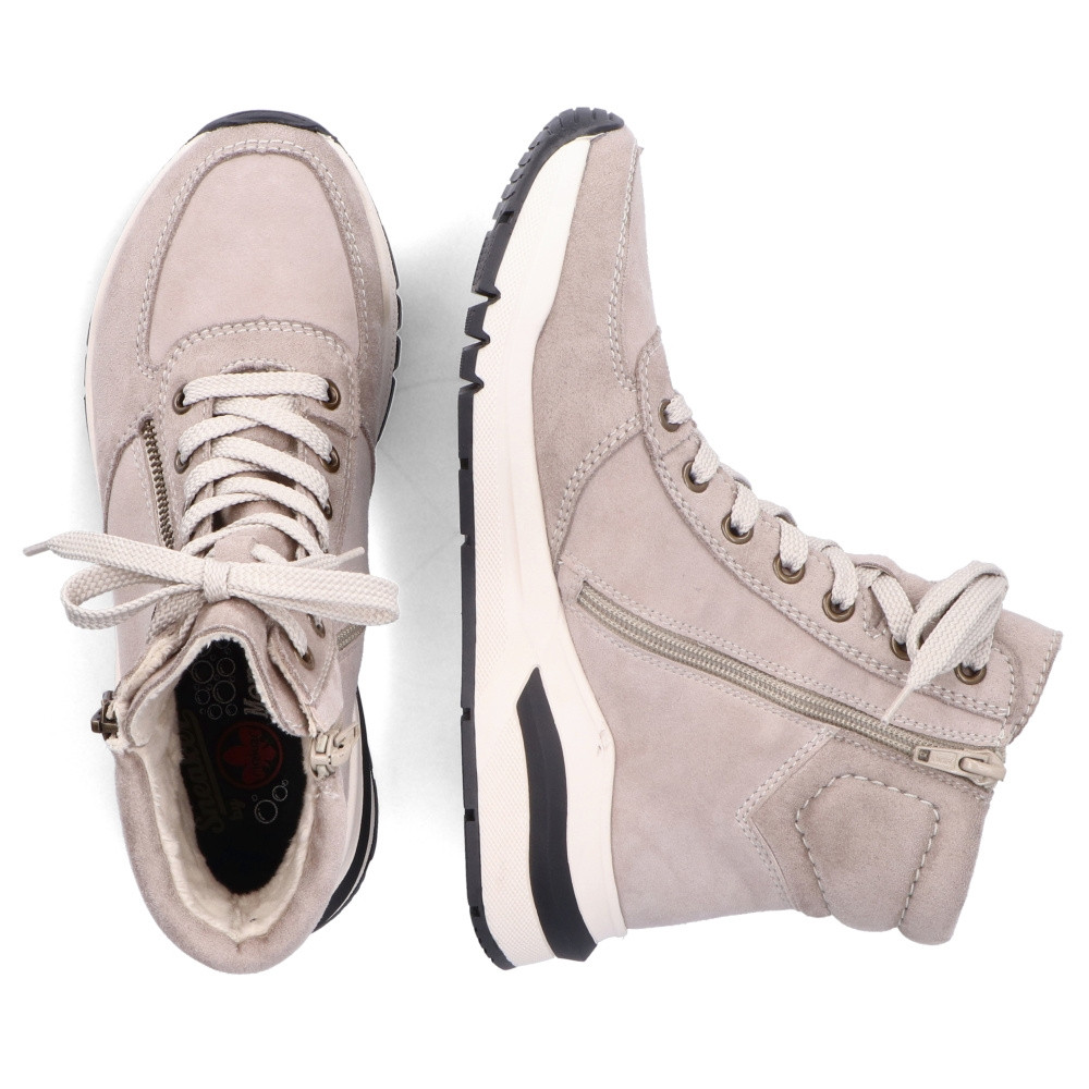 detail Dámská kotníková obuv RIEKER M6630-60 béžová W2