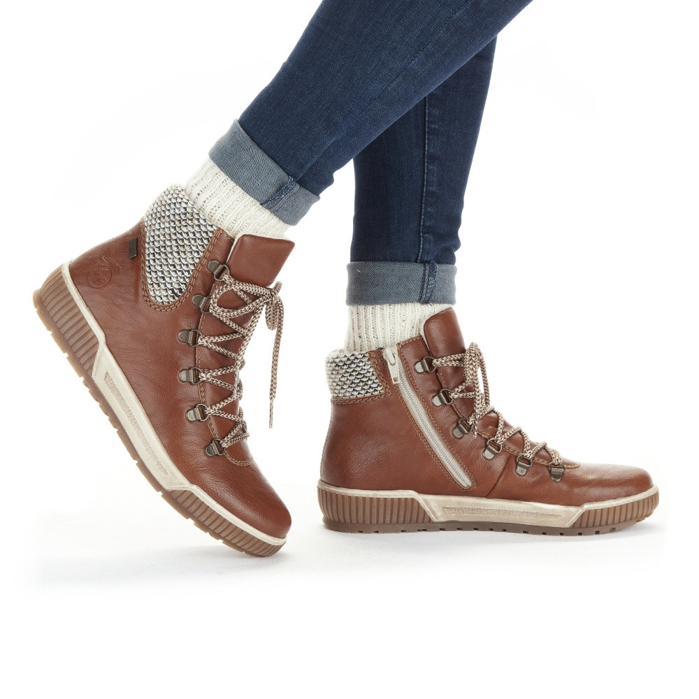 detail Dámská obuv RIEKER RIE-10302221-W2 hnědá