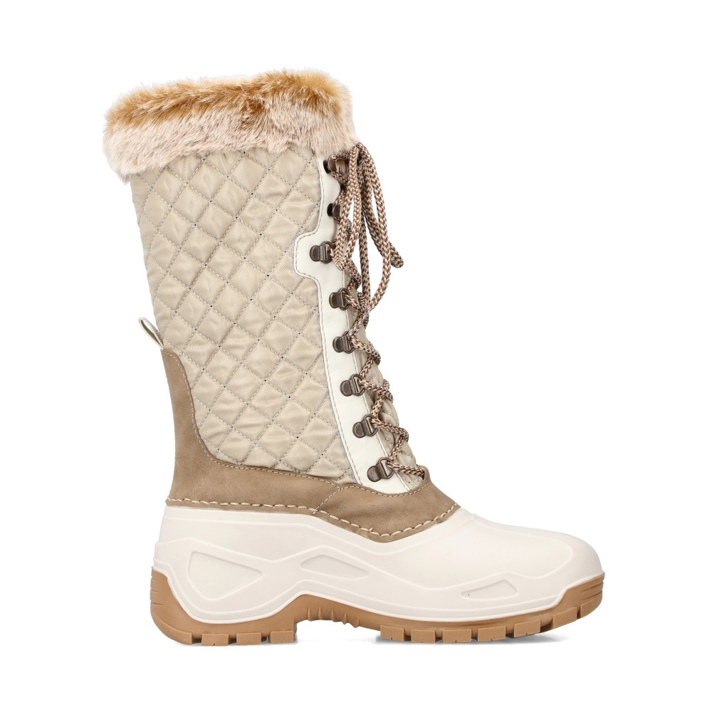 detail Dámské kozačky RIEKER RIE-10302233-W2 béžová