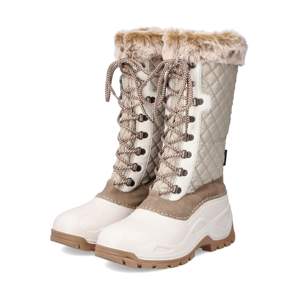 detail Dámské kozačky RIEKER RIE-10302233-W2 béžová