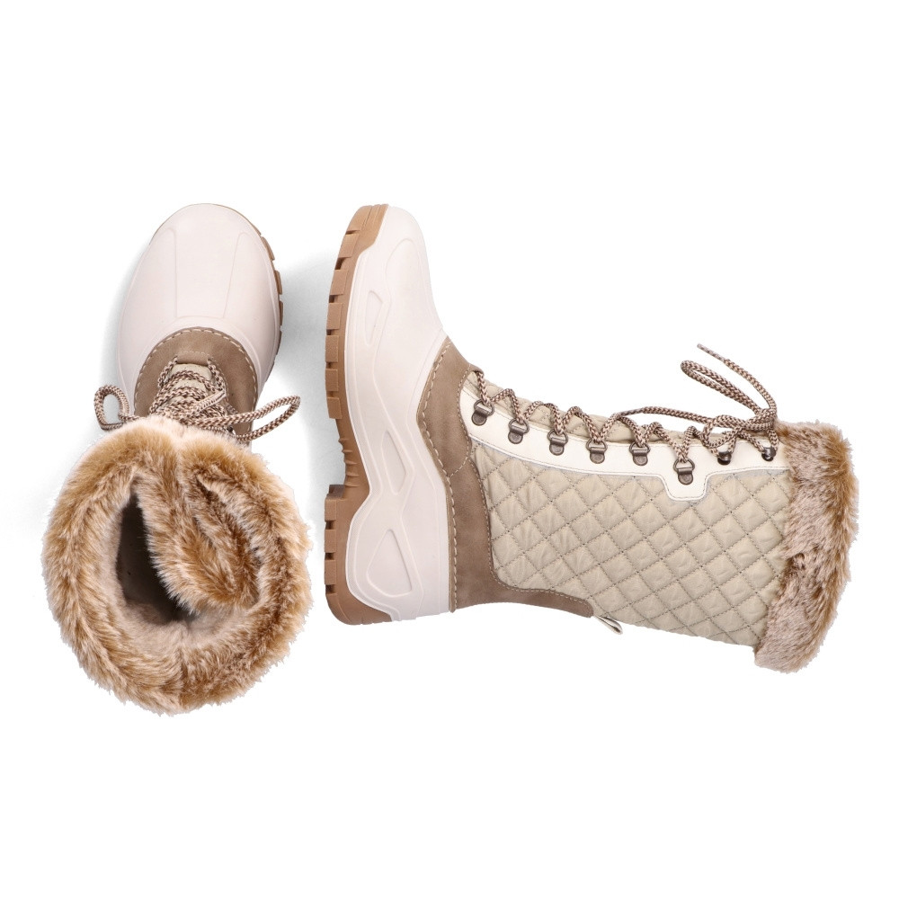 detail Dámské kozačky RIEKER RIE-10302233-W2 béžová