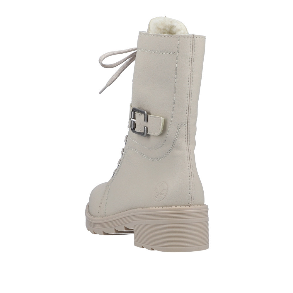 detail Dámská kotníková obuv RIEKER X0512-60 béžová W2