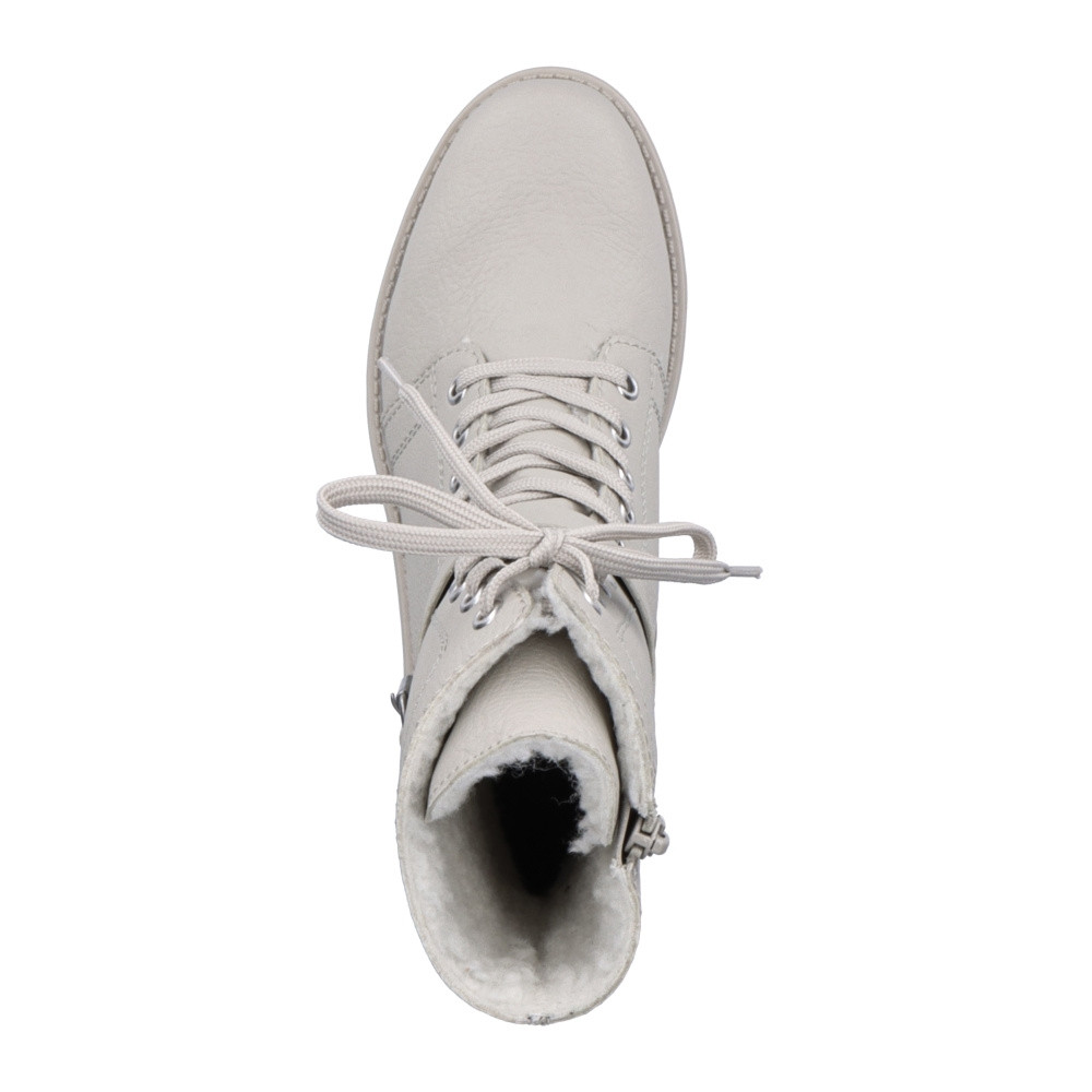 detail Dámská kotníková obuv RIEKER X0512-60 béžová W2