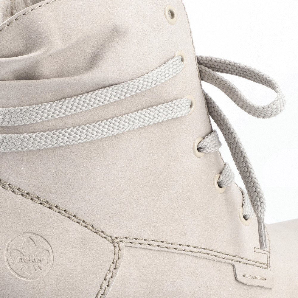 detail Dámská kotníková obuv RIEKER X5717-62 béžová W4