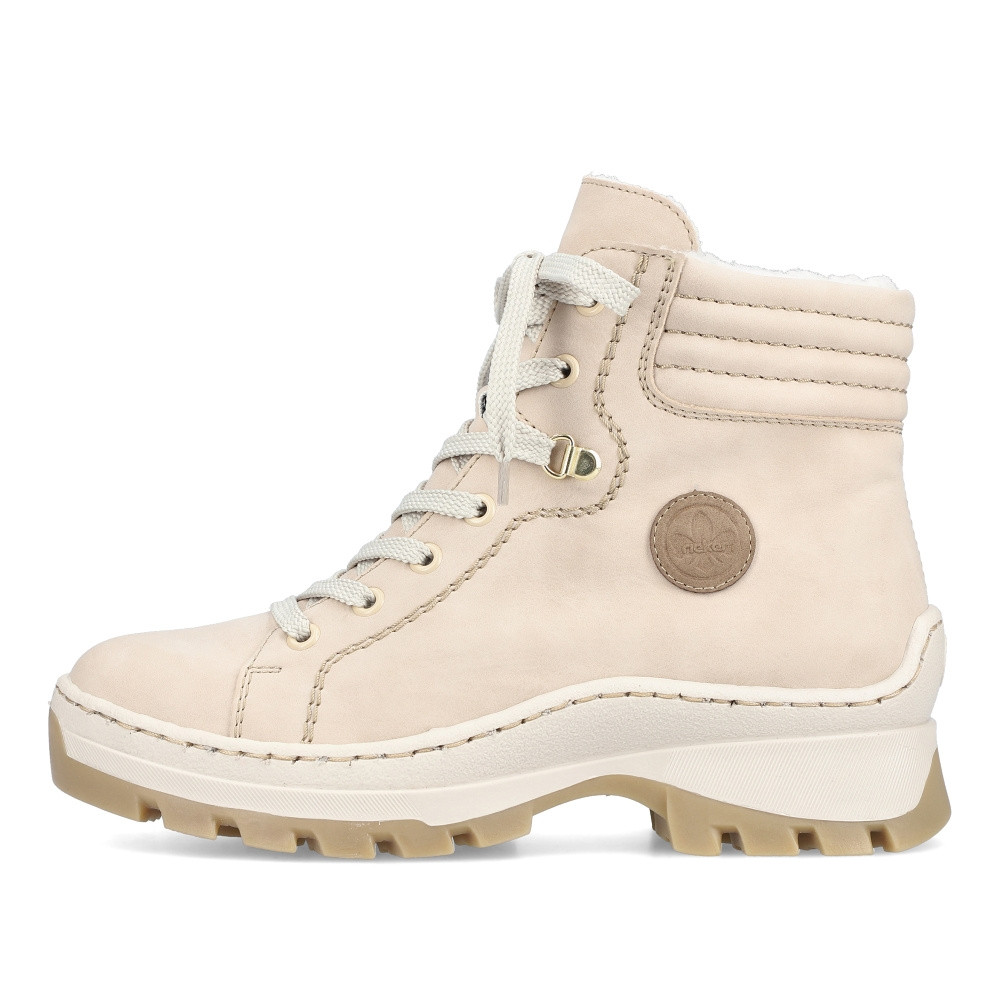 detail Dámská kotníková obuv RIEKER X9334-62 béžová W3