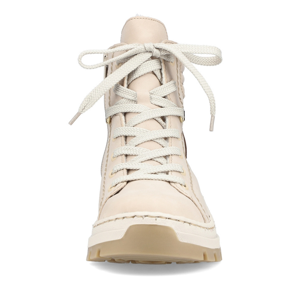 detail Dámská kotníková obuv RIEKER X9334-62 béžová W3