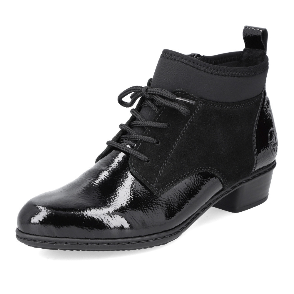 detail Dámská kotníková obuv RIEKER Y0740-00 černá W2