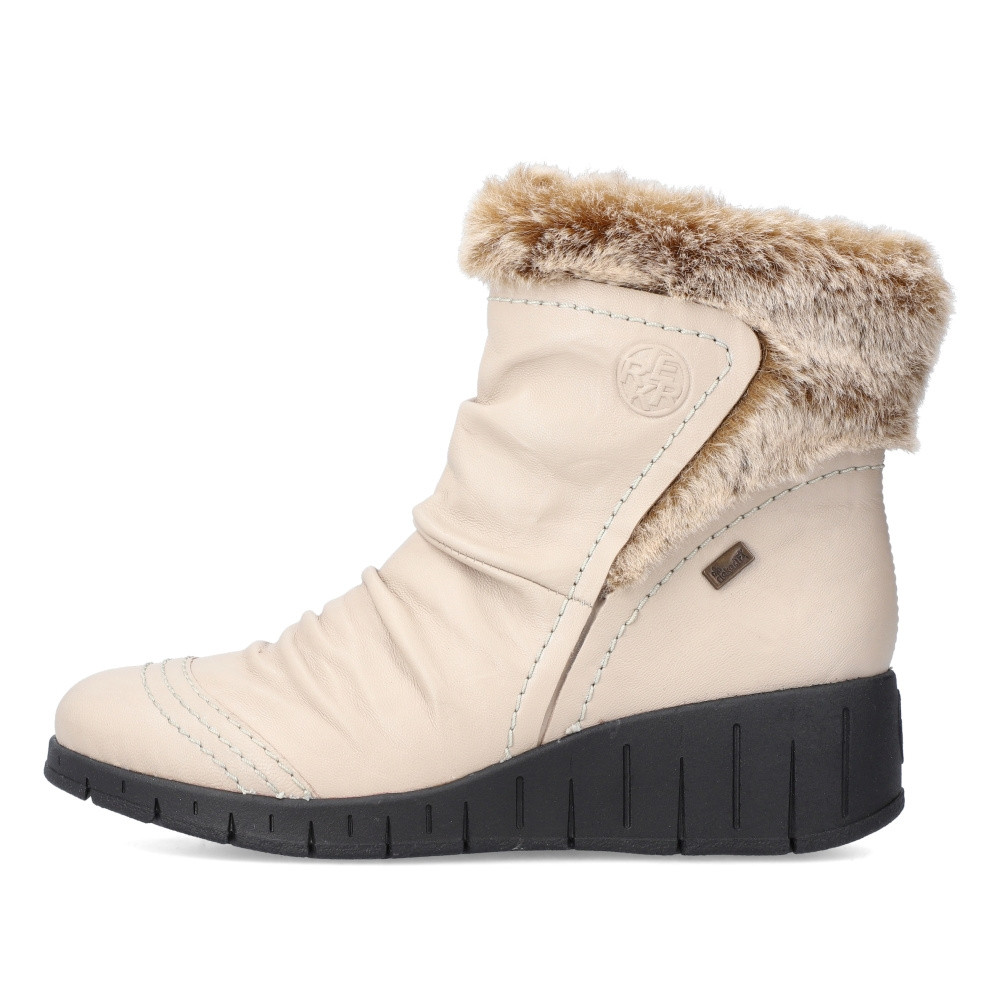 detail Dámská kotníková obuv RIEKER Y1361-60 béžová W4