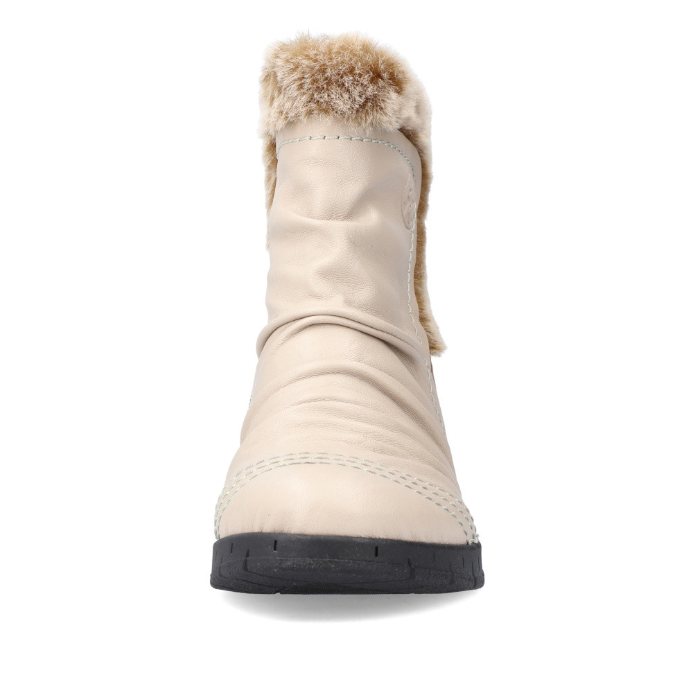 detail Dámská kotníková obuv RIEKER Y1361-60 béžová W4