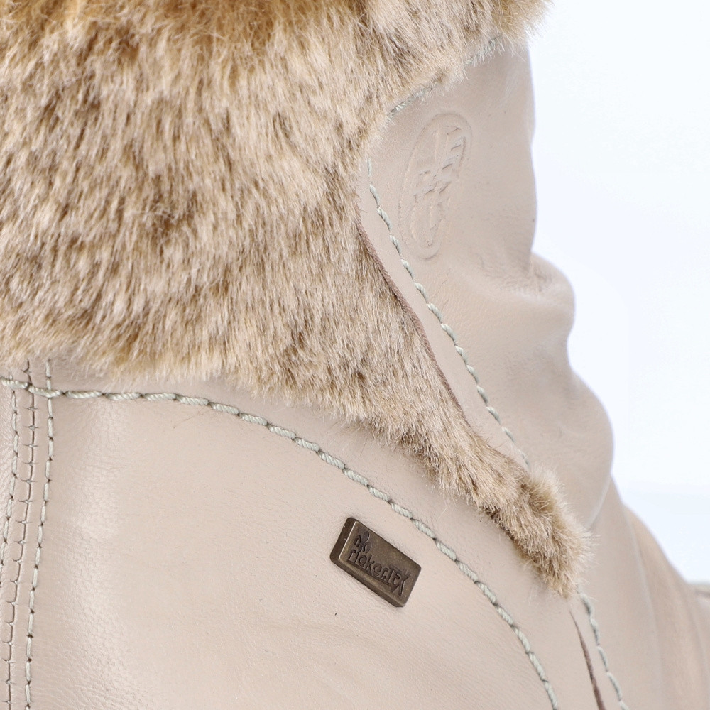 detail Dámská kotníková obuv RIEKER Y1361-60 béžová W4