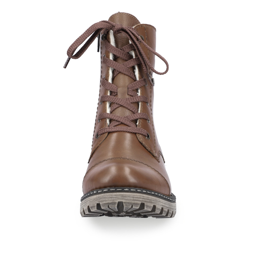 detail Dámská kotníková obuv RIEKER Y6700-22 hnědá W2