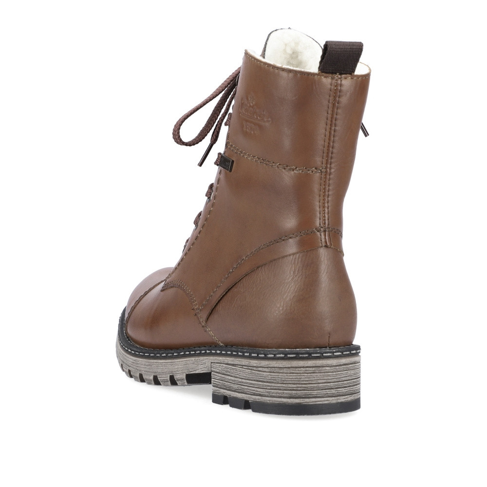 detail Dámská kotníková obuv RIEKER Y6700-22 hnědá W2