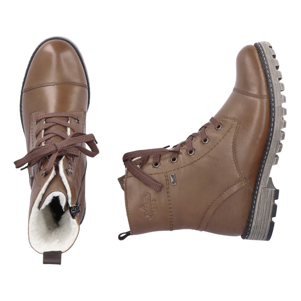 detail Dámská kotníková obuv RIEKER Y6700-22 hnědá W2