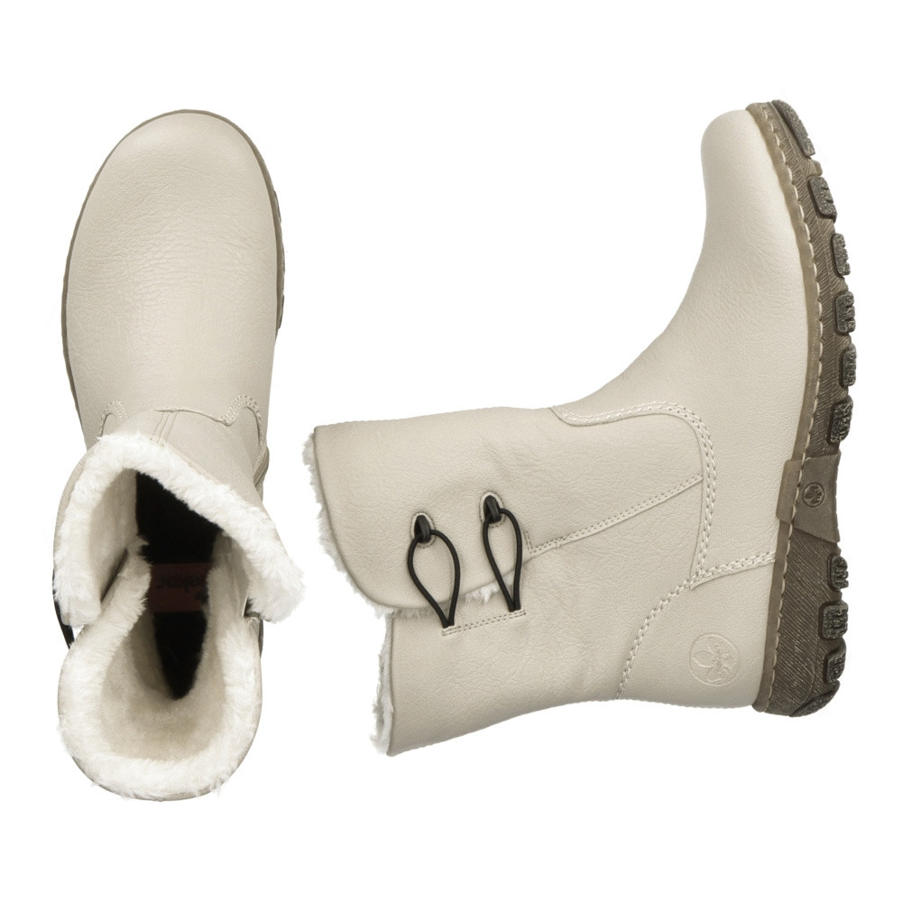 detail Dámská kotníková obuv RIEKER Z0172-60 béžová W2